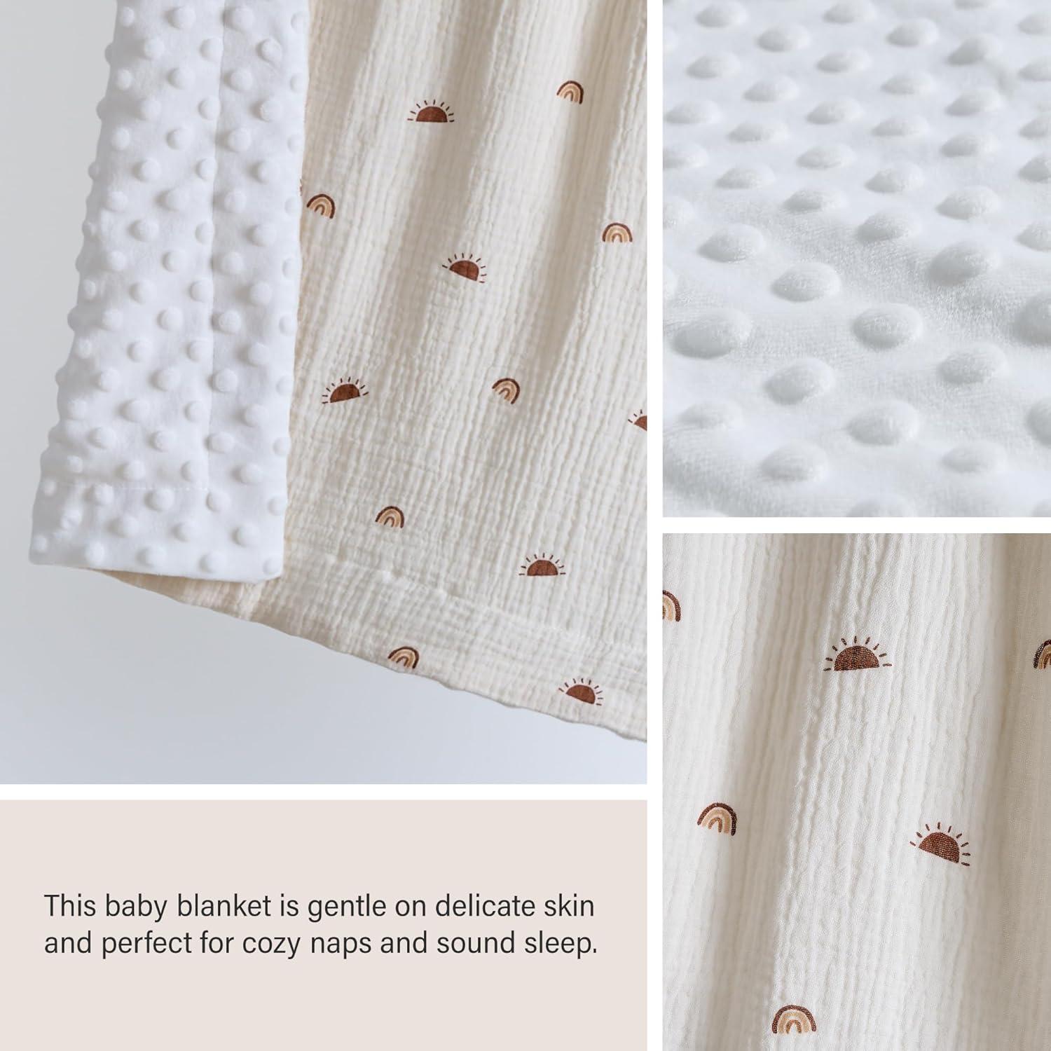 Manta de Muselina Meracorallo 76x102 cm Sol Arcoíris