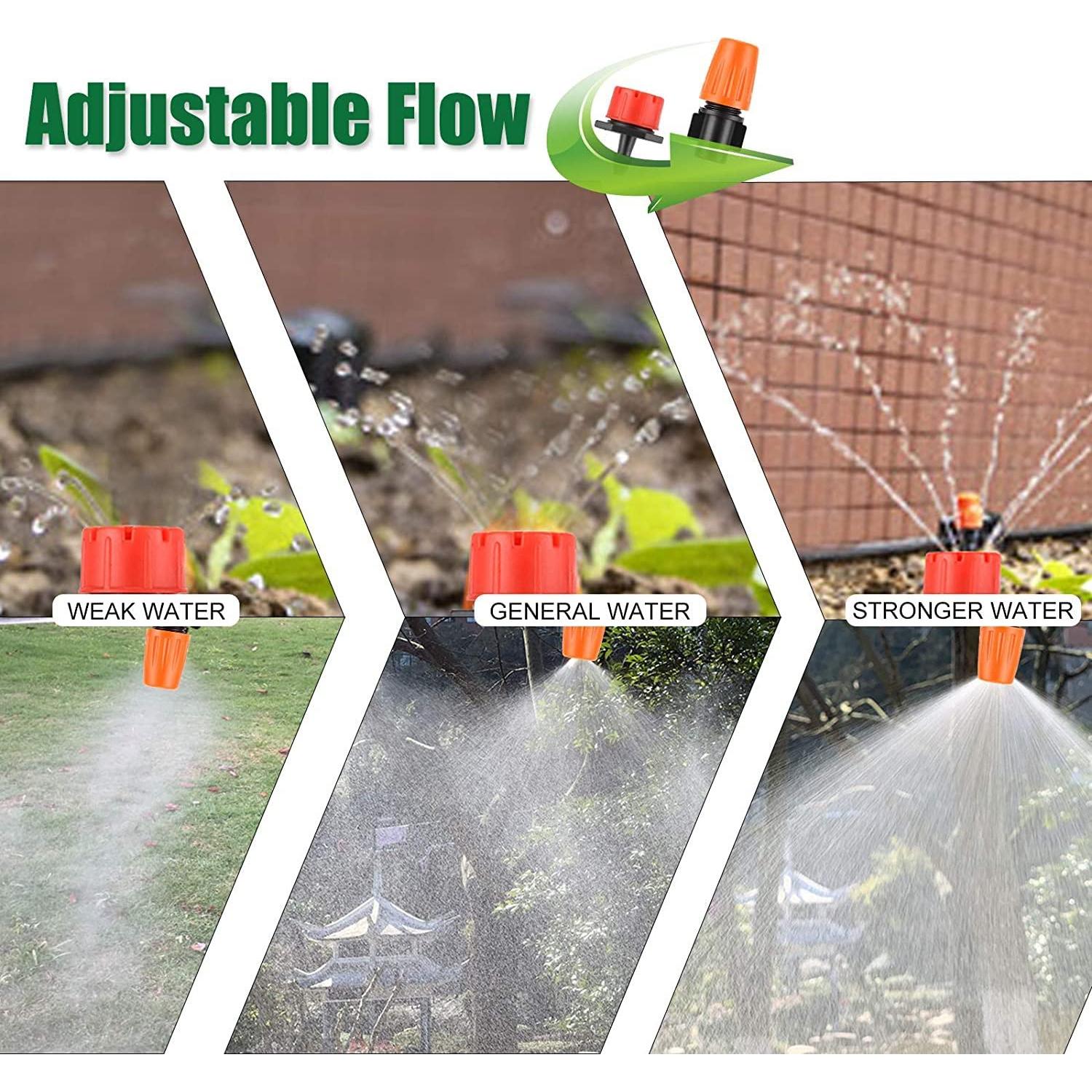 Sistema de Riego por Goteo Family's Backyard 40M con Boquillas Ajustables