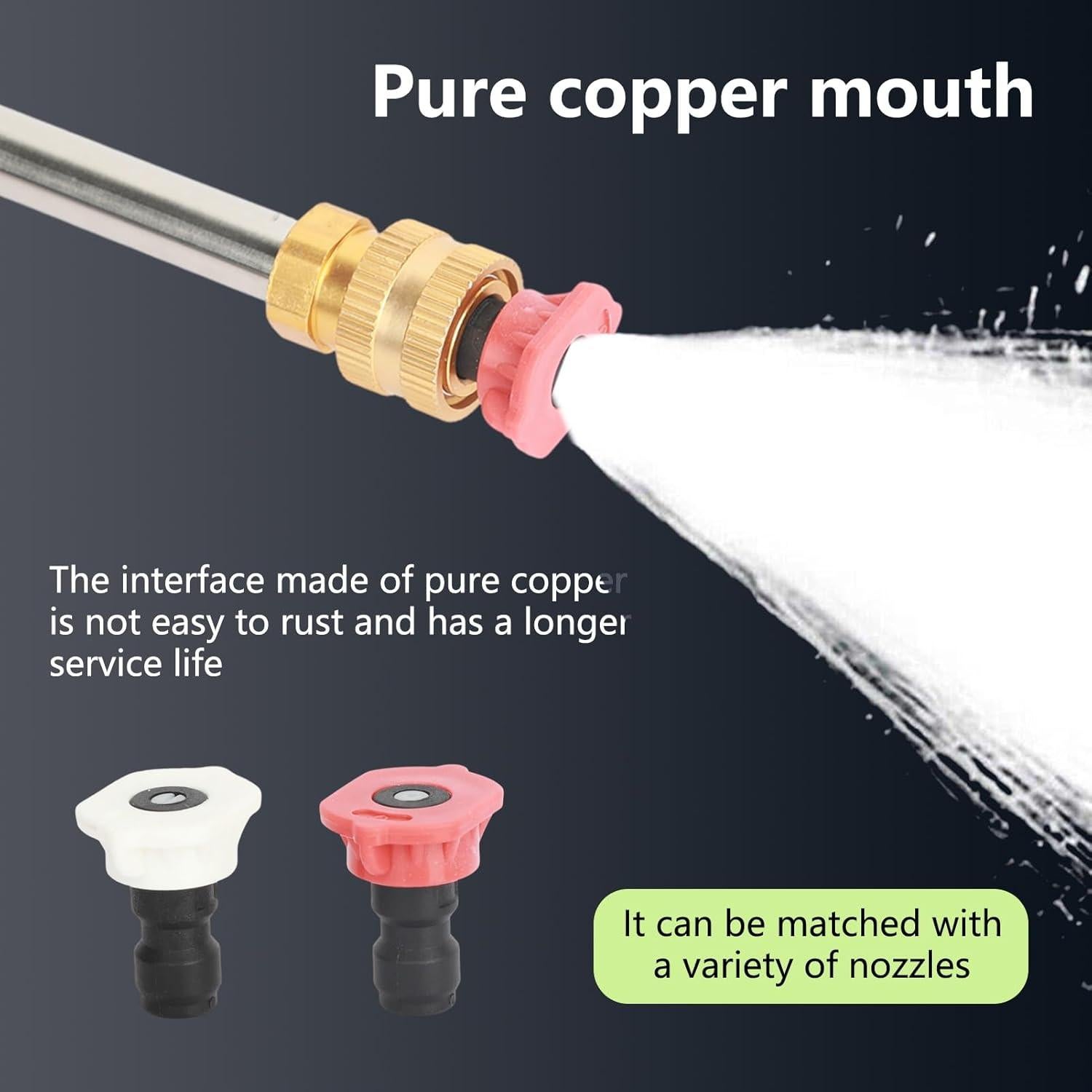 Lavadora a Presión Inalámbrica Mufsceku 24V Portátil Negra