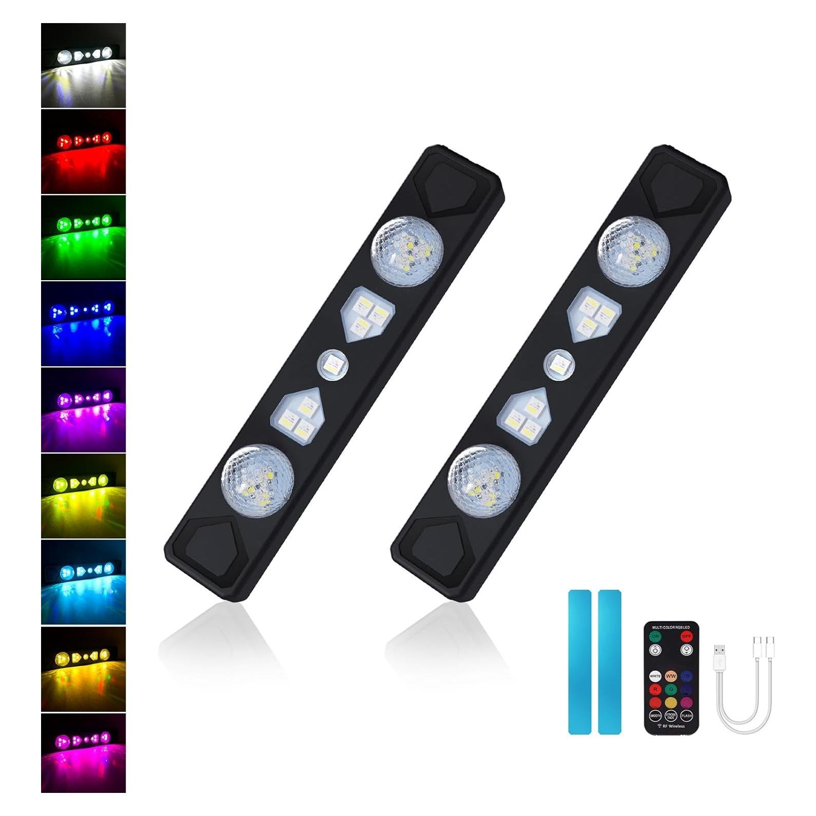 Luces LED Inalámbricas LECART para Coche Interior 2 Pcs