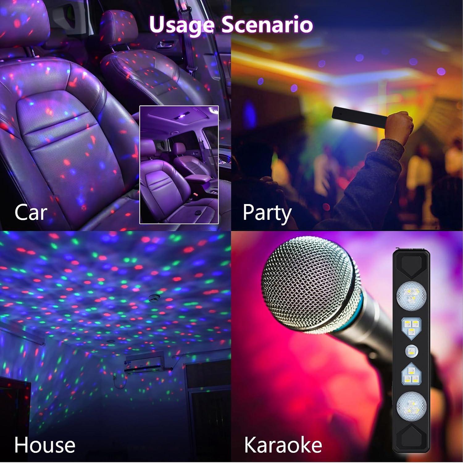 Luces LED Inalámbricas LECART para Coche Interior 2 Pcs