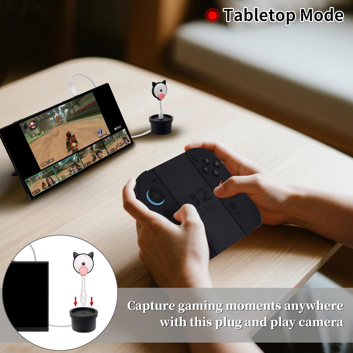 Cámara Webcam HD 720P para Nintendo Switch 2 - COKOYY