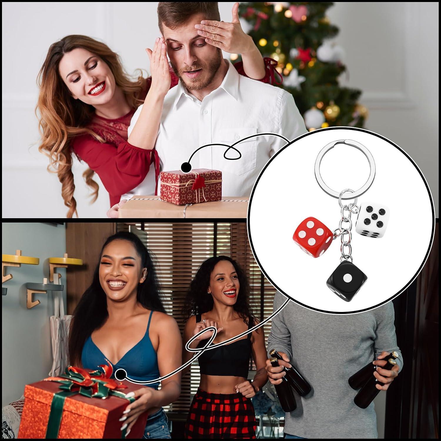 Llaveros de Casino Sureio 24 Pcs PVC Impermeable Fiesta