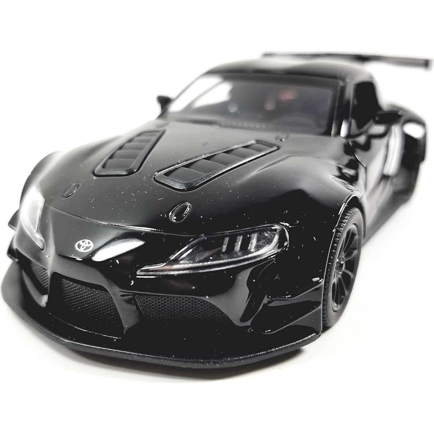 KiNSMART Toyota GR Supra Concept Racing Edition 1/36 Scale Diecast Race Car (Black)