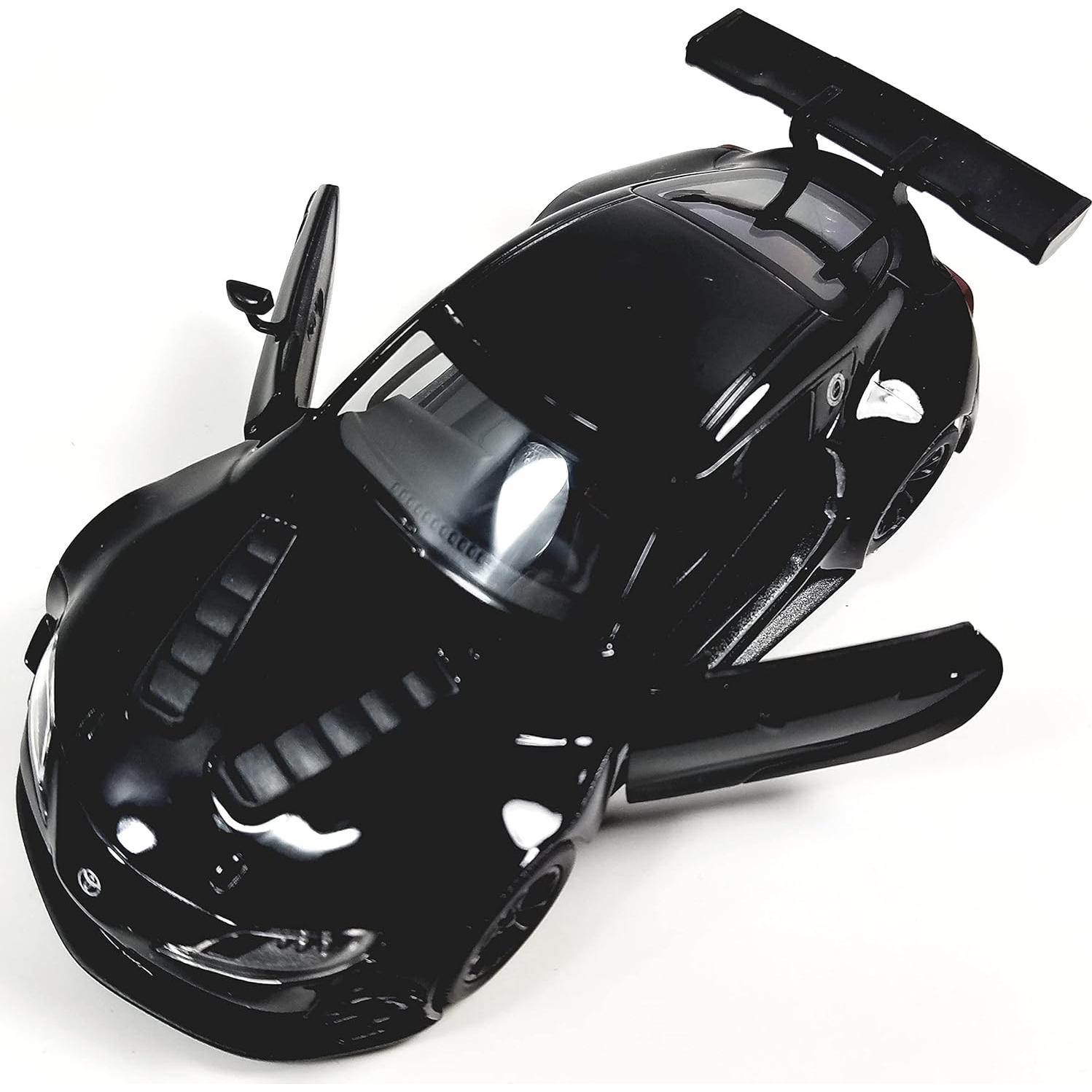 KiNSMART Toyota GR Supra Concept Racing Edition 1/36 Scale Diecast Race Car (Black)