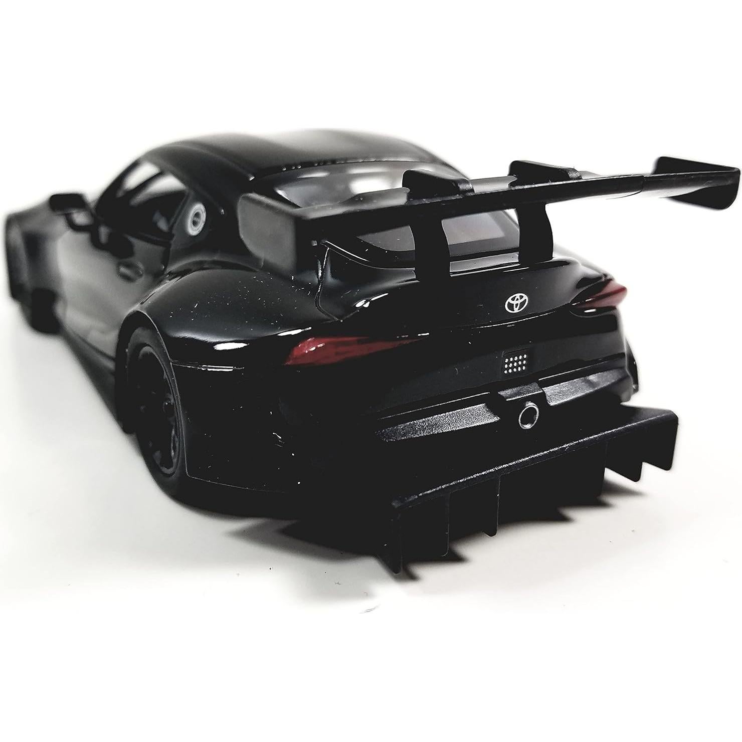 KiNSMART Toyota GR Supra Concept Racing Edition 1/36 Scale Diecast Race Car (Black)