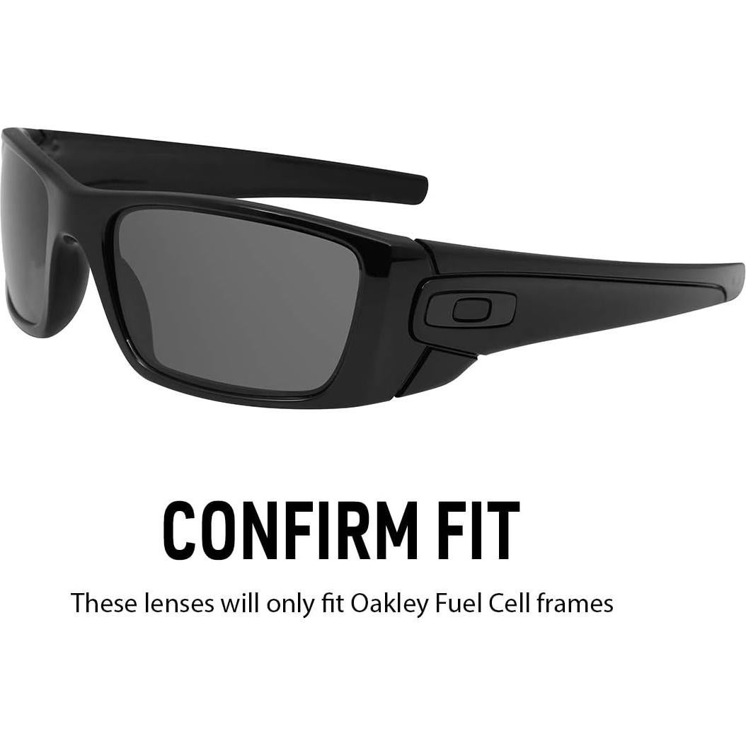 Lentes de Reemplazo Polarizados Ikon para Gafas Oakley Fuel Cell