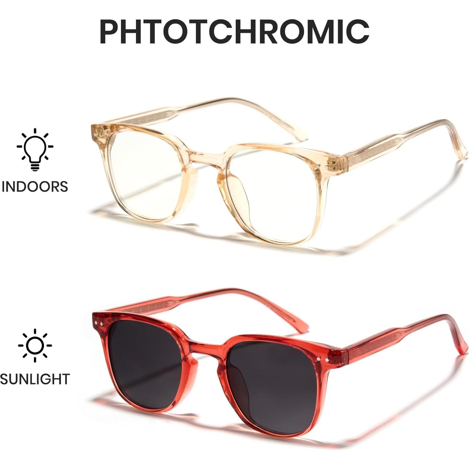 Gafas Fotocromáticas Cyxus con Protección UV y Anti-Luz Azul
