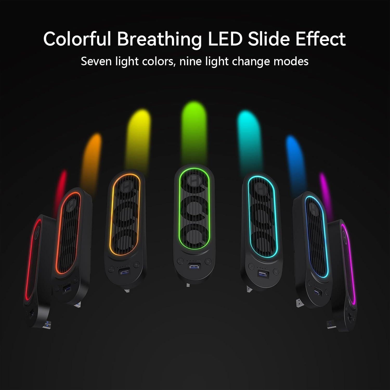 Ventilador de Enfriamiento HZLucki PS5 3 Velocidades LED