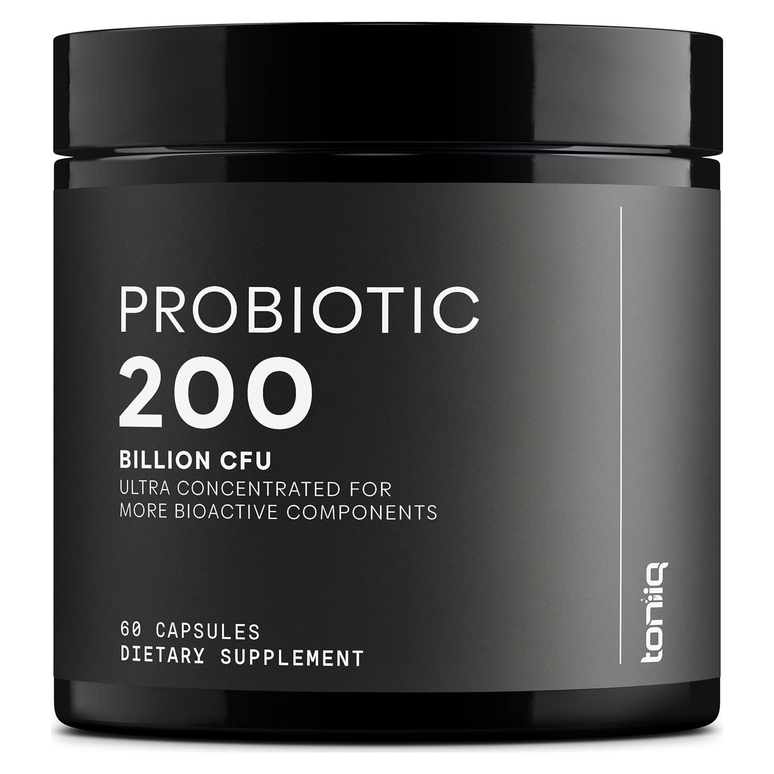 Suplemento Probiótico Toniiq 200 Mil Millones CFU 30 Cepas