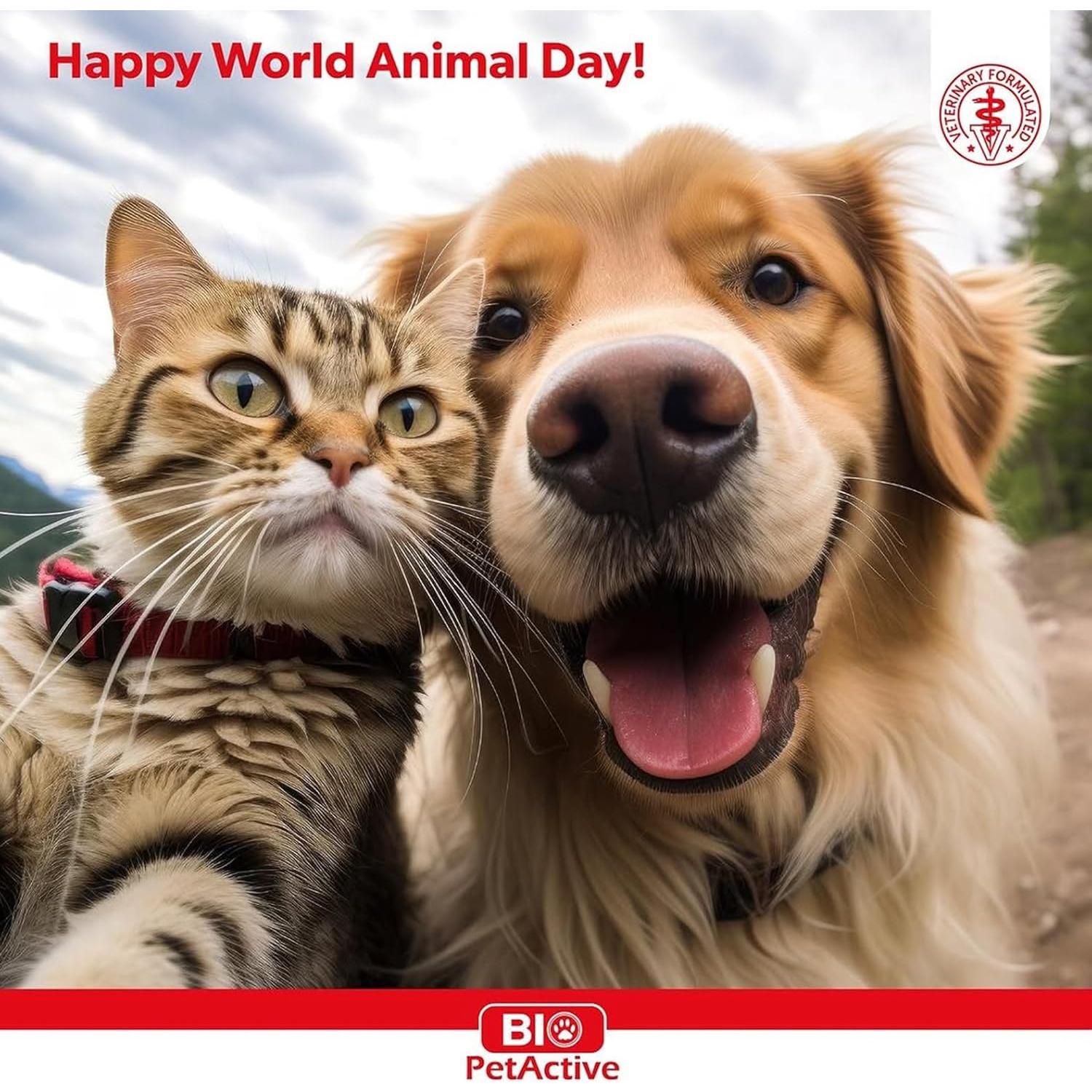 Spray Brillo de Pelaje Bio Pet Active 96.8 ml para Gatos y Perros