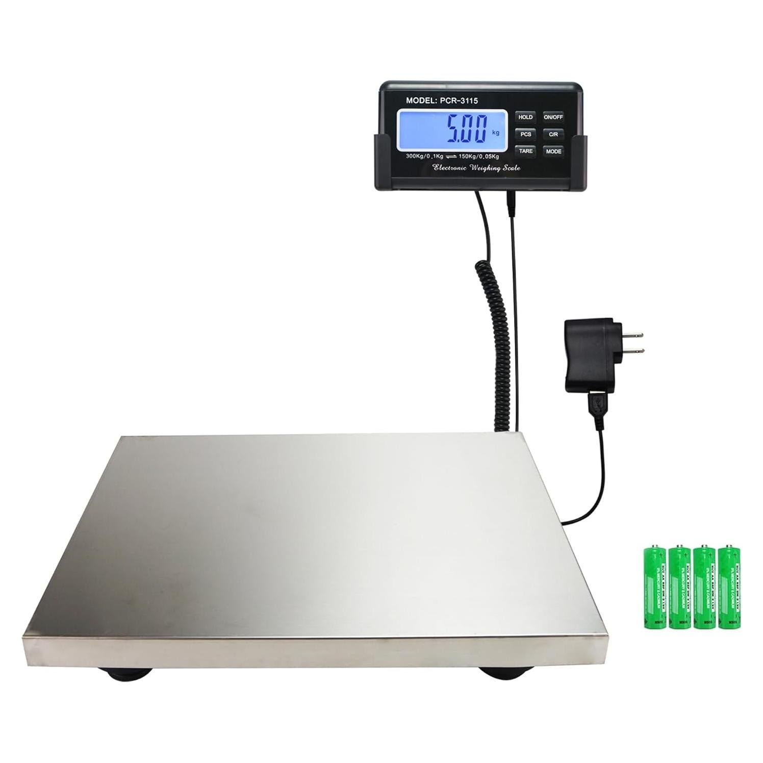 Balanza Postal Digital Charmline 299.37kg Acero Inoxidable 38.1x30.5cm