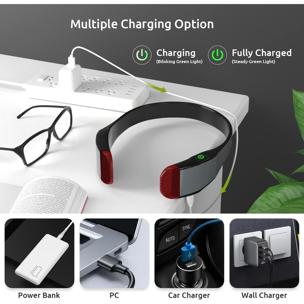 Linterna Frontal LED Pluralla G23 Recargable 350 Lúmenes