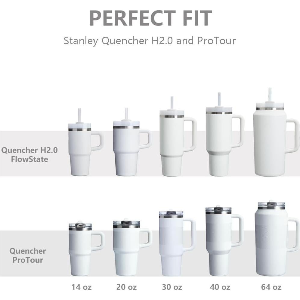 Tapa con popote Dreamfocus a prueba de fugas 14 oz para Stanley