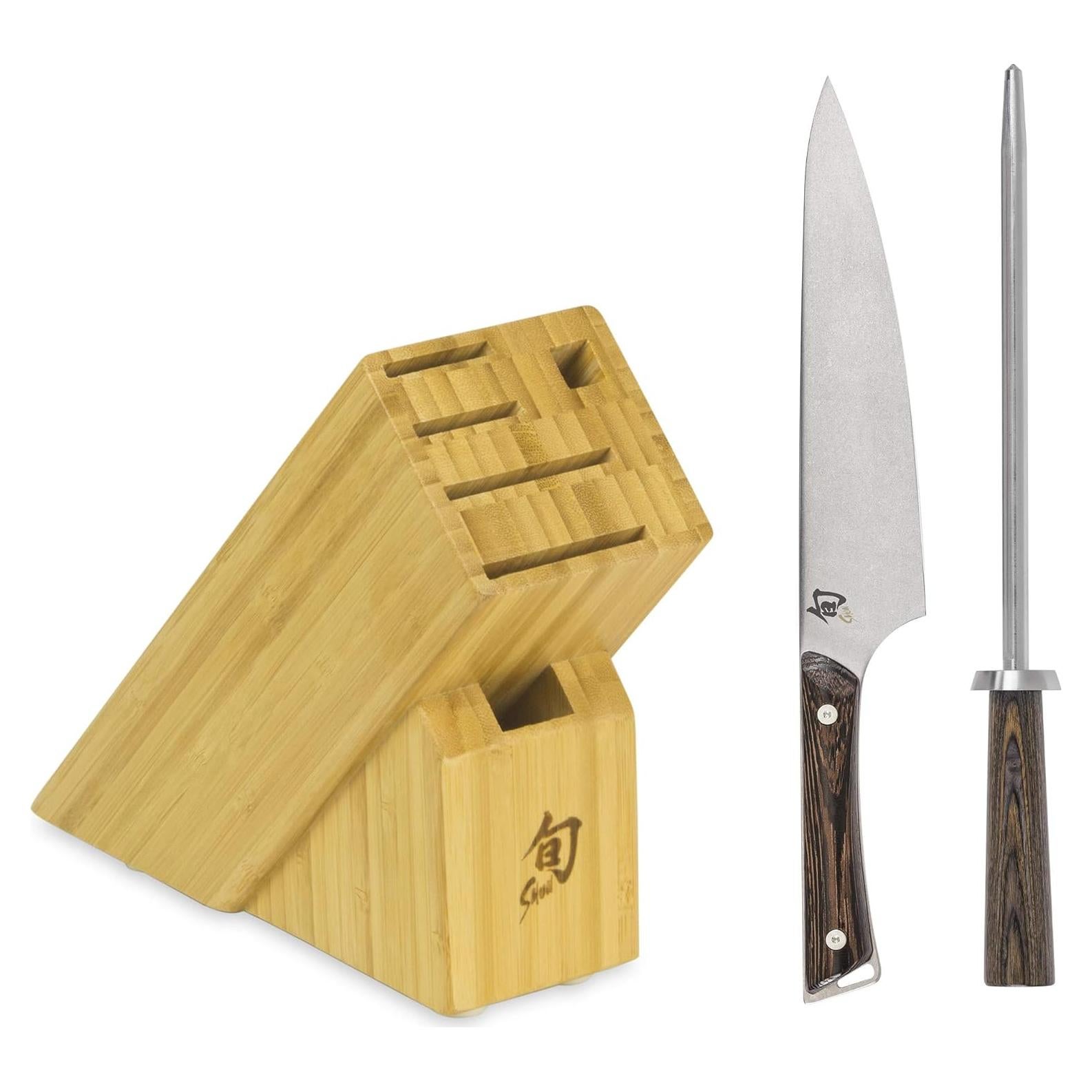 Conjunto de Cuchillos de Cocina Shun Kanso 3 Piezas Acero Inoxidable