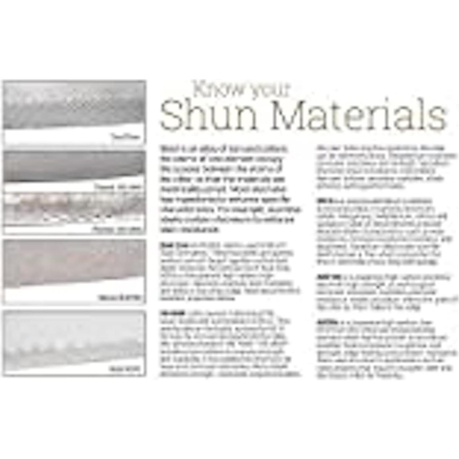 Conjunto de Cuchillos de Cocina Shun Kanso 3 Piezas Acero Inoxidable