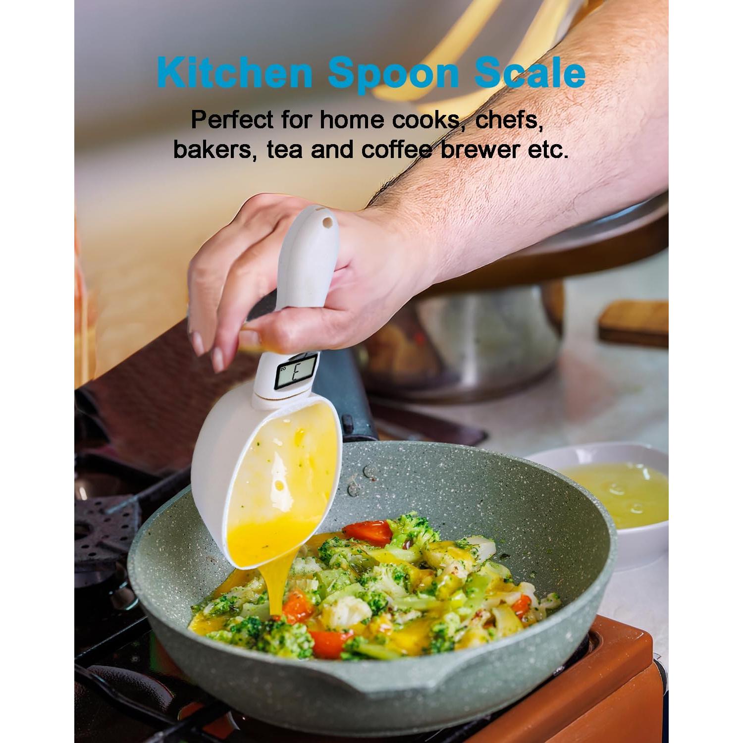 Cuchara de Medición Digital de Alimentos - Balanza Electrónica 0.8 kg