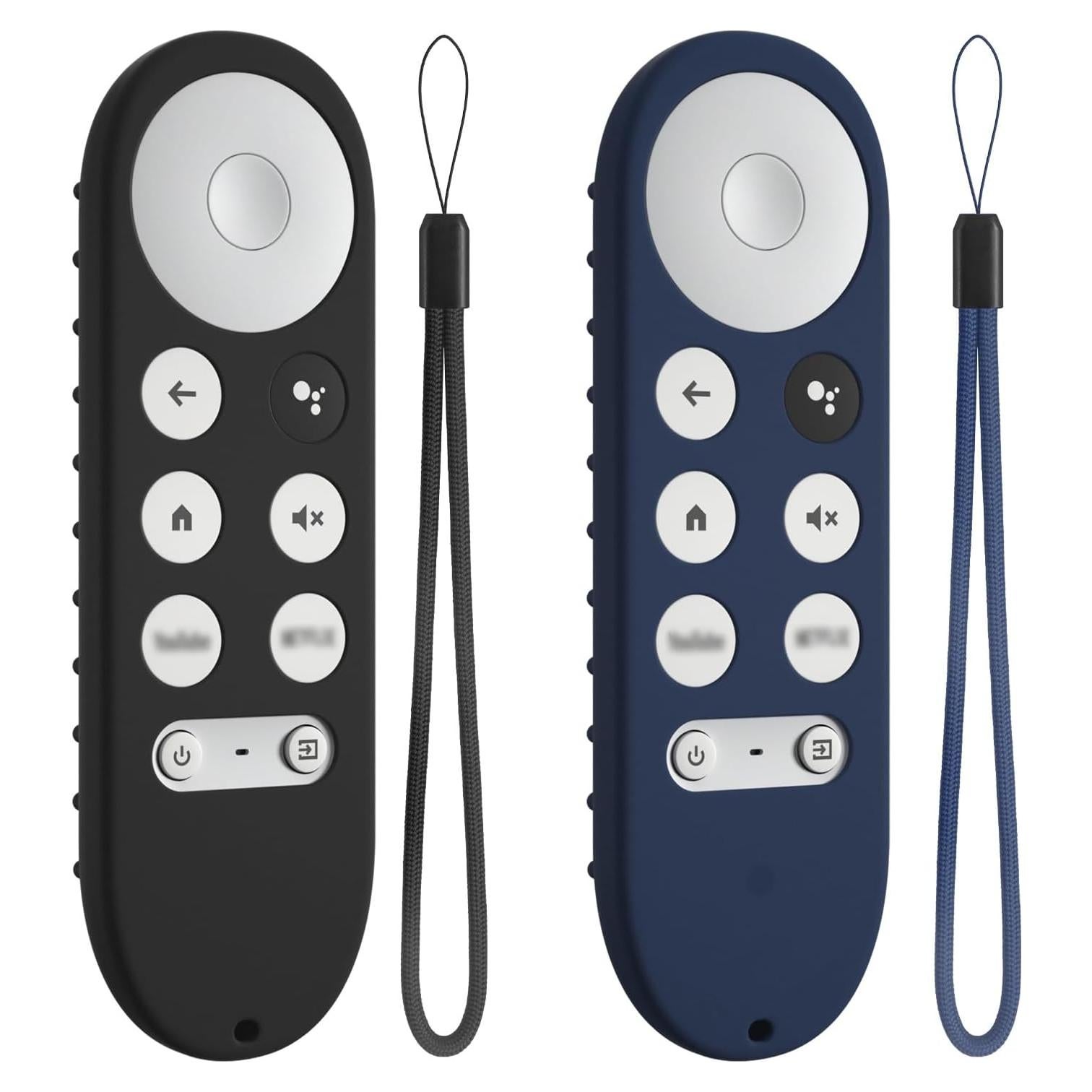 Cubierta de Silicona DUOLAXMENG para Control Remoto Google TV HD/4K