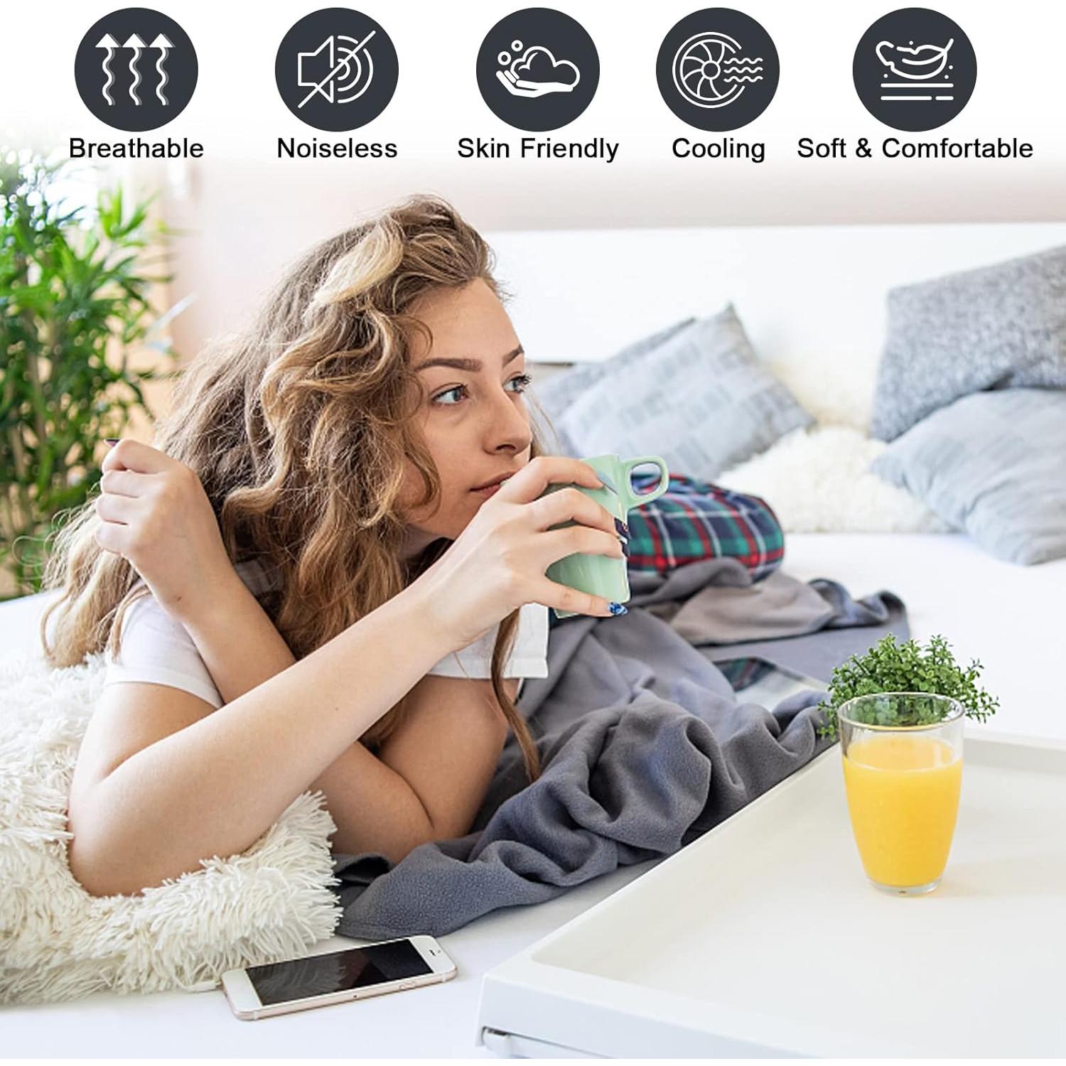 Protector de Colchón Twin Impermeable Ohano Negro 99x190 cm