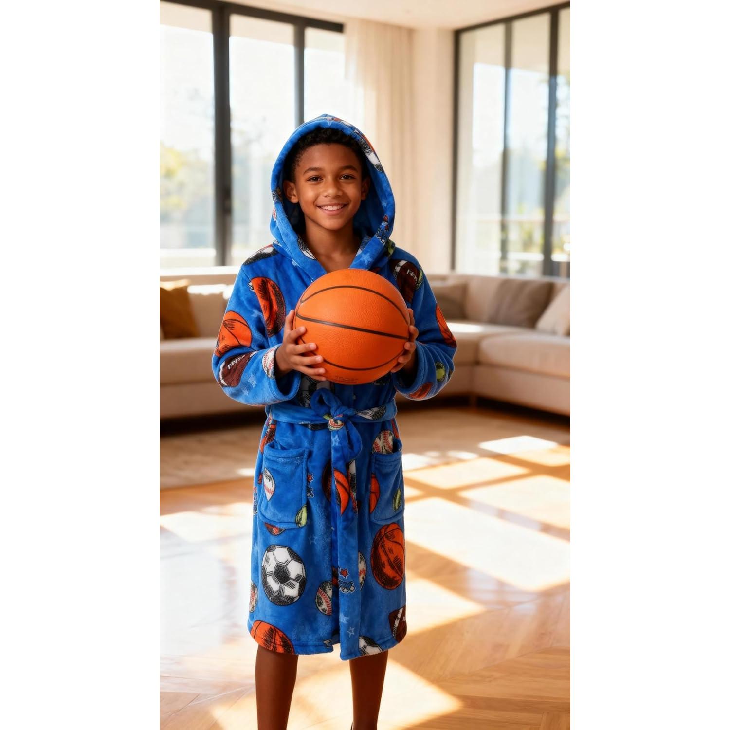 Bata de Forro para Niños E.W Apparel 4T Color Bolas