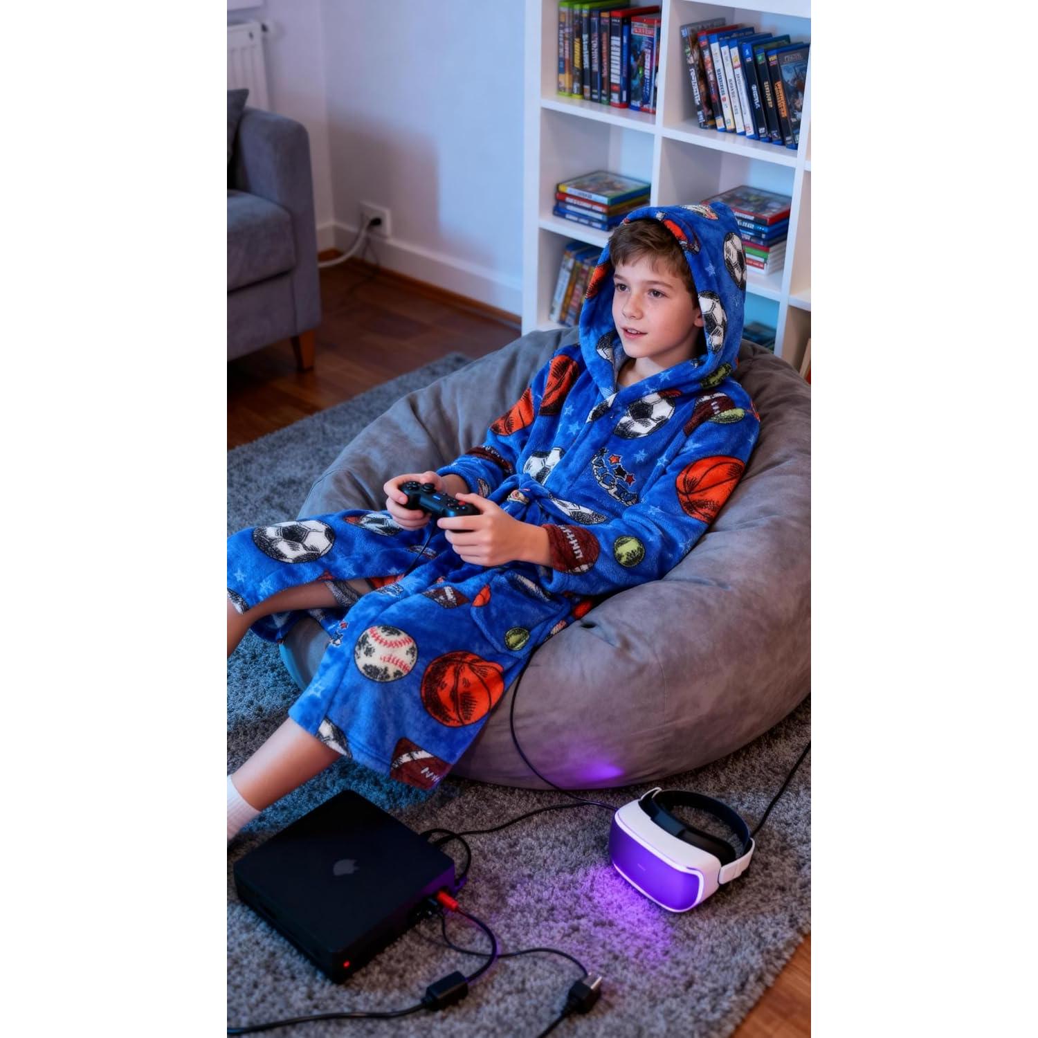 Bata de Forro para Niños E.W Apparel 4T Color Bolas