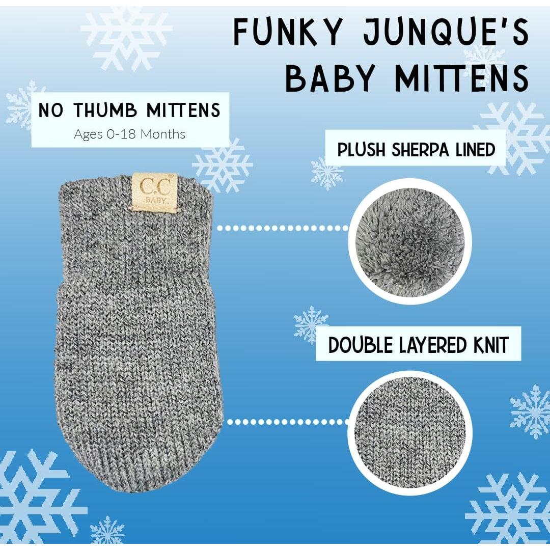 Mitones para Bebé Funky Junque 0-9 Meses Doble Capa