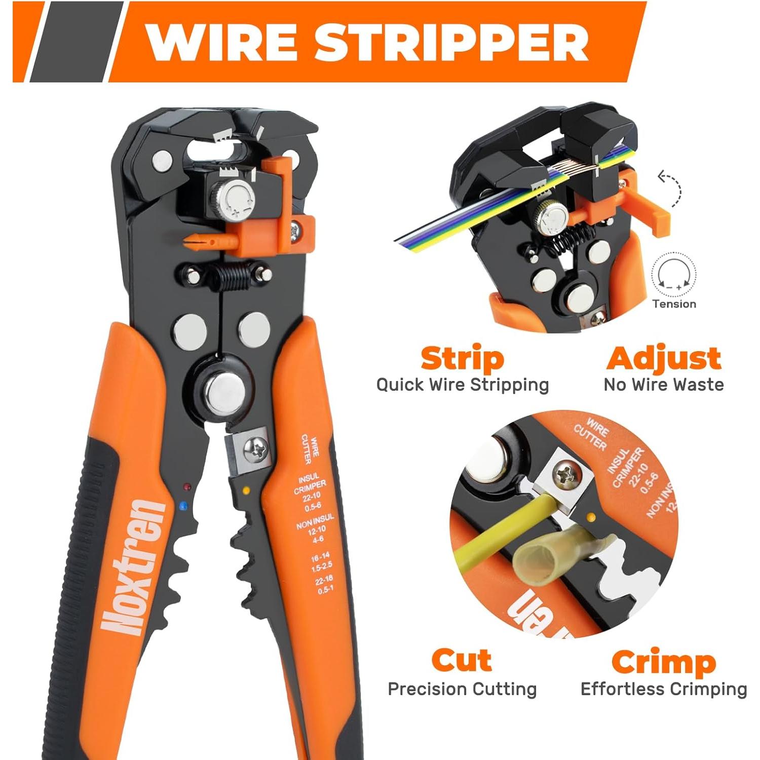 Kit de Crimpado Noxtren 220PCS Conectores Termorretráctil