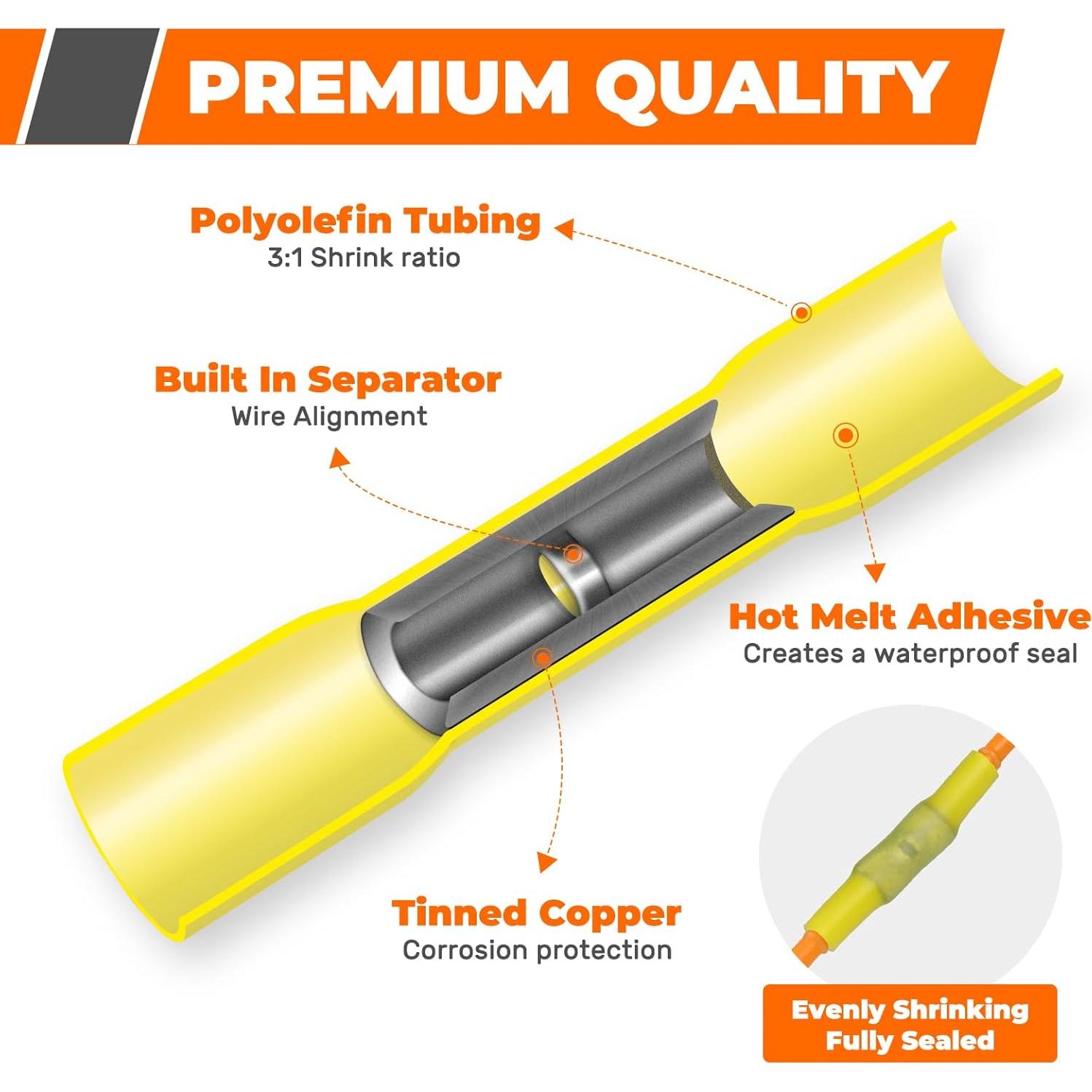 Kit de Crimpado Noxtren 220PCS Conectores Termorretráctil