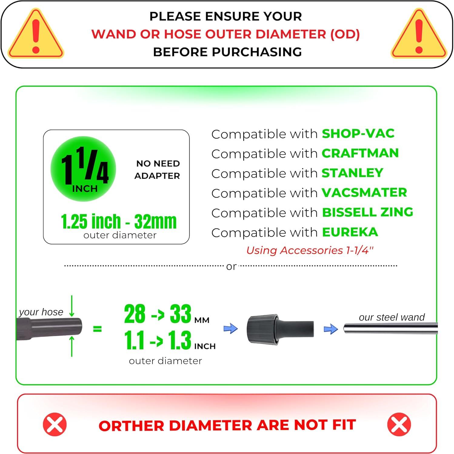 Cepillo de Suelo GHAMADE con Varilla de Extensión 99 cm