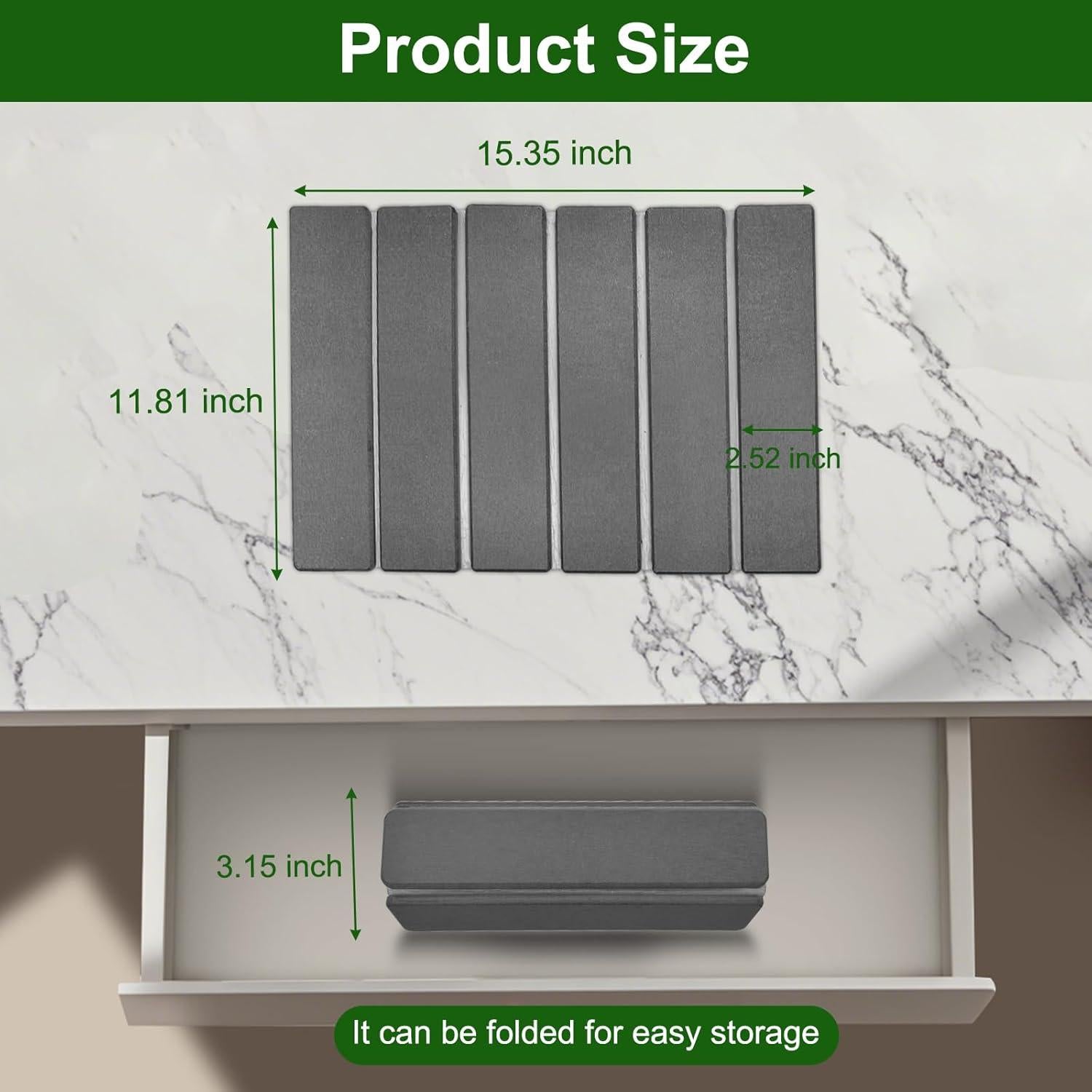 Alfombrilla de Secado de Platos Wishfly 40.6x30.5cm Diatomita