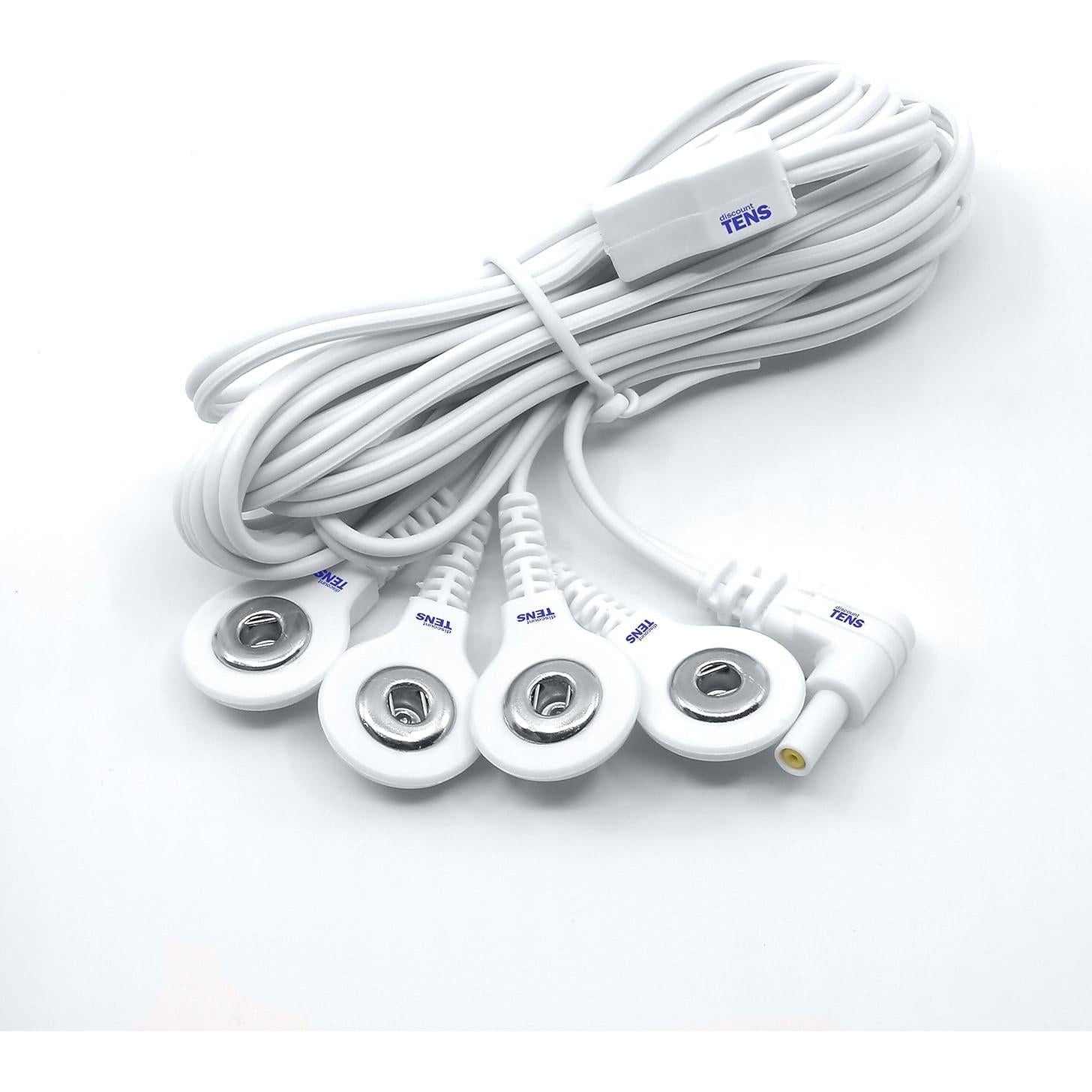 Cables de Conexión TENS Descuento - 4 Conectores 3.5mm - Paquete de 2