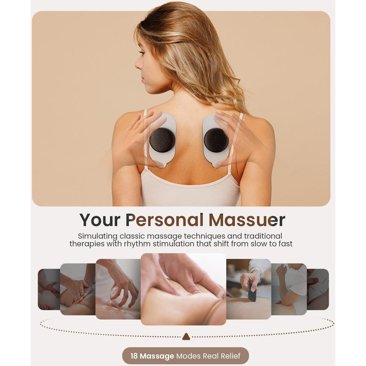 Unidad TENS Inalámbrica Mooyee M2 - Alivio Dolor 18 Modos