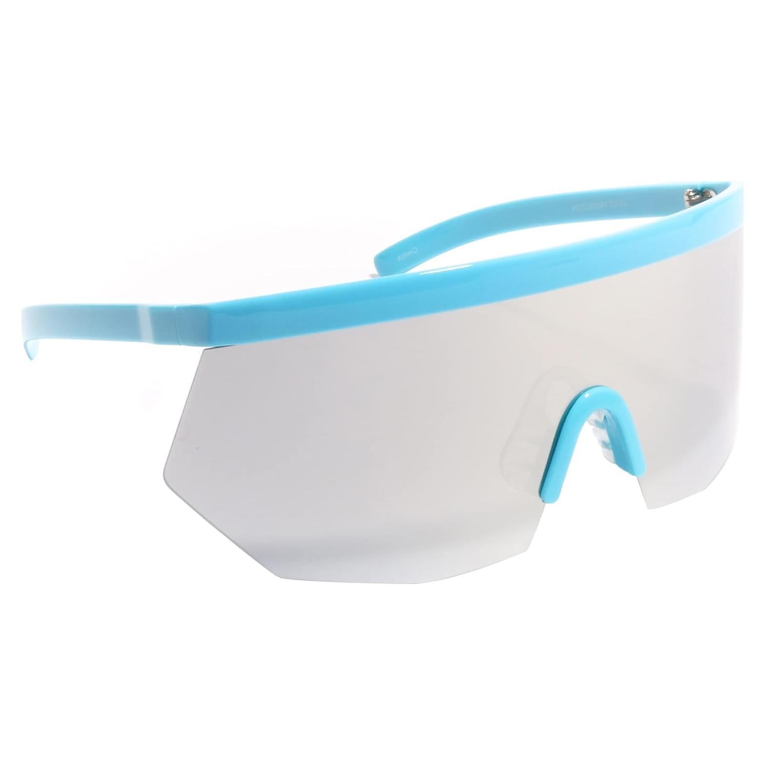 Gafas de sol deportivas espejadas SVP6600 unisex azul