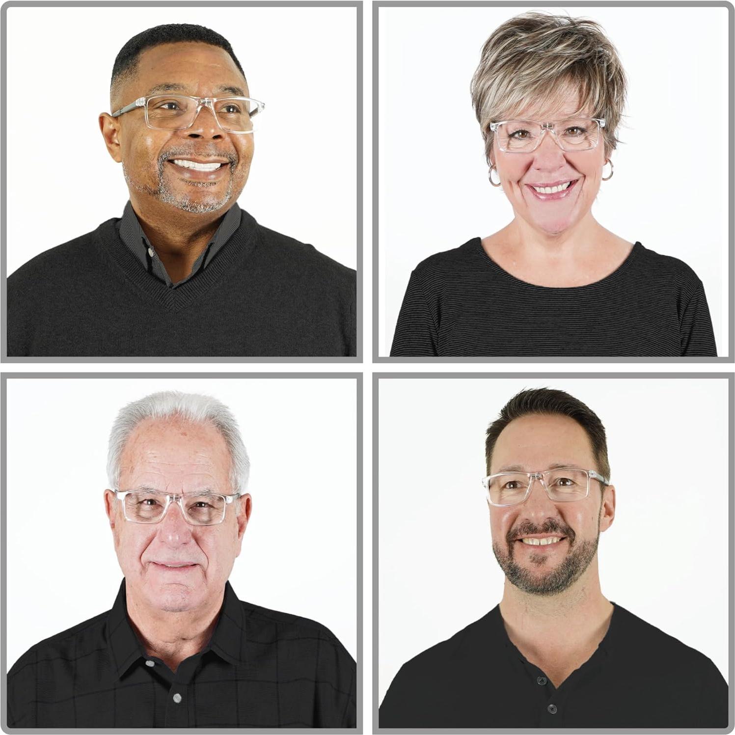 Gafas de lectura magnéticas Slastik 1.0x con luz azul