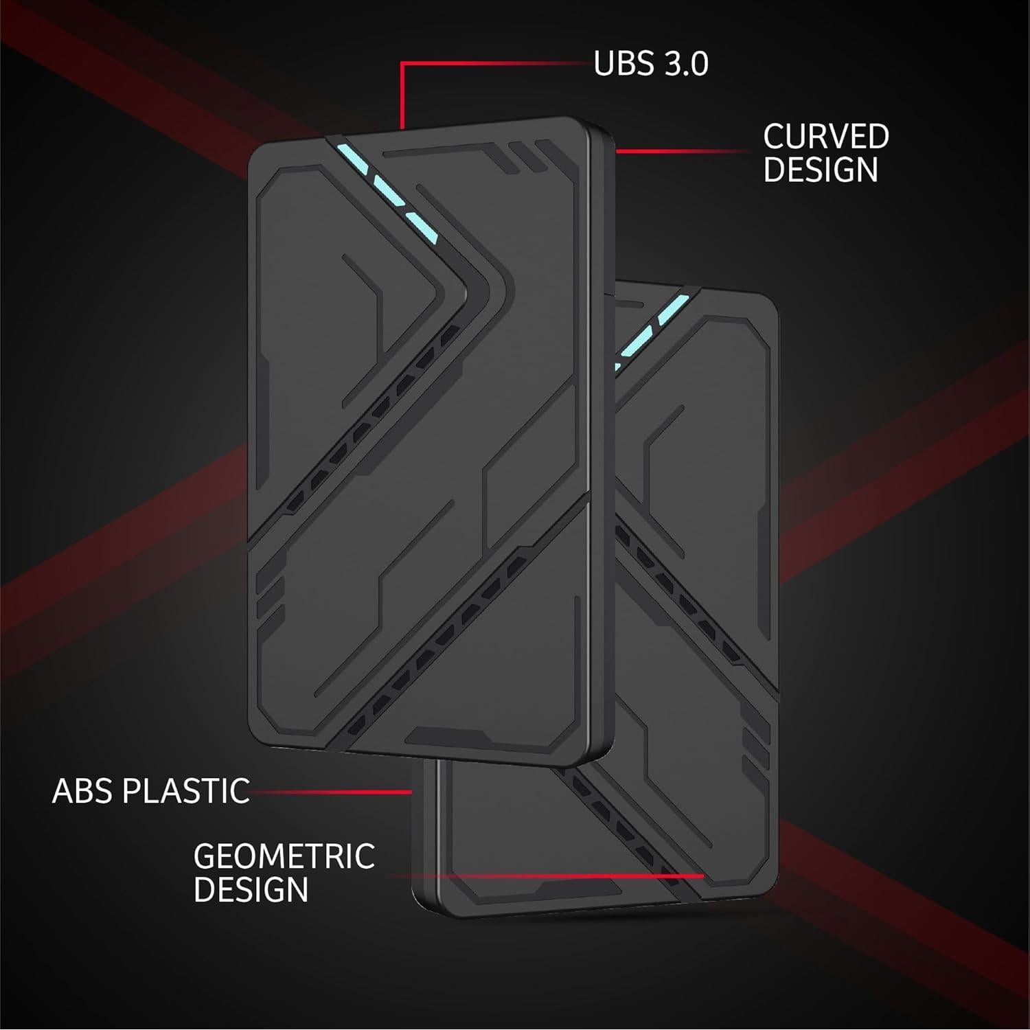 Disco Duro Externo Genérico 160GB USB 3.0 Portátil Negro