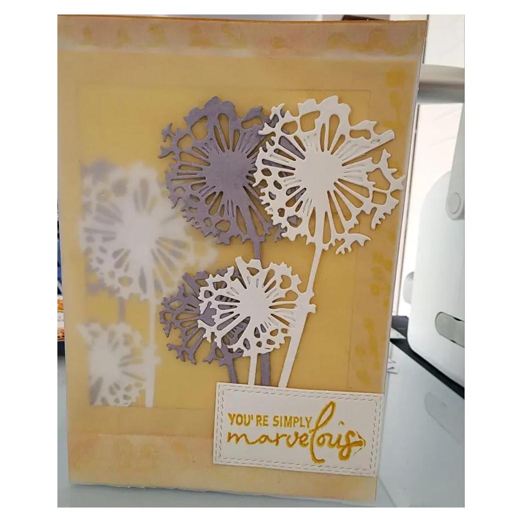 Troquel de Corte de Metal Lapoo Diente de León 7.4x5.8cm