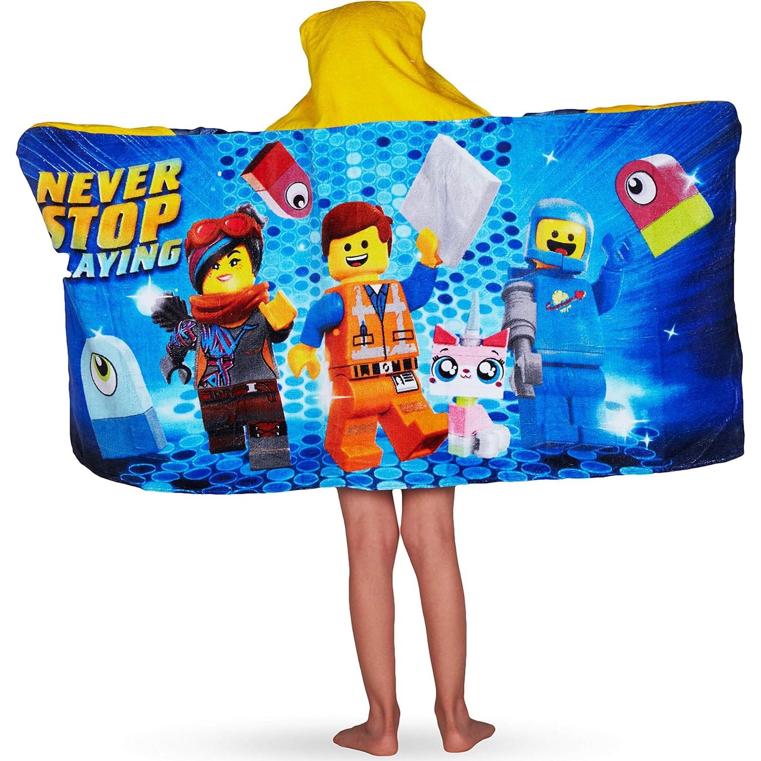 Toalla con Capucha Franco Kids 61x127 cm LEGO Movie 2