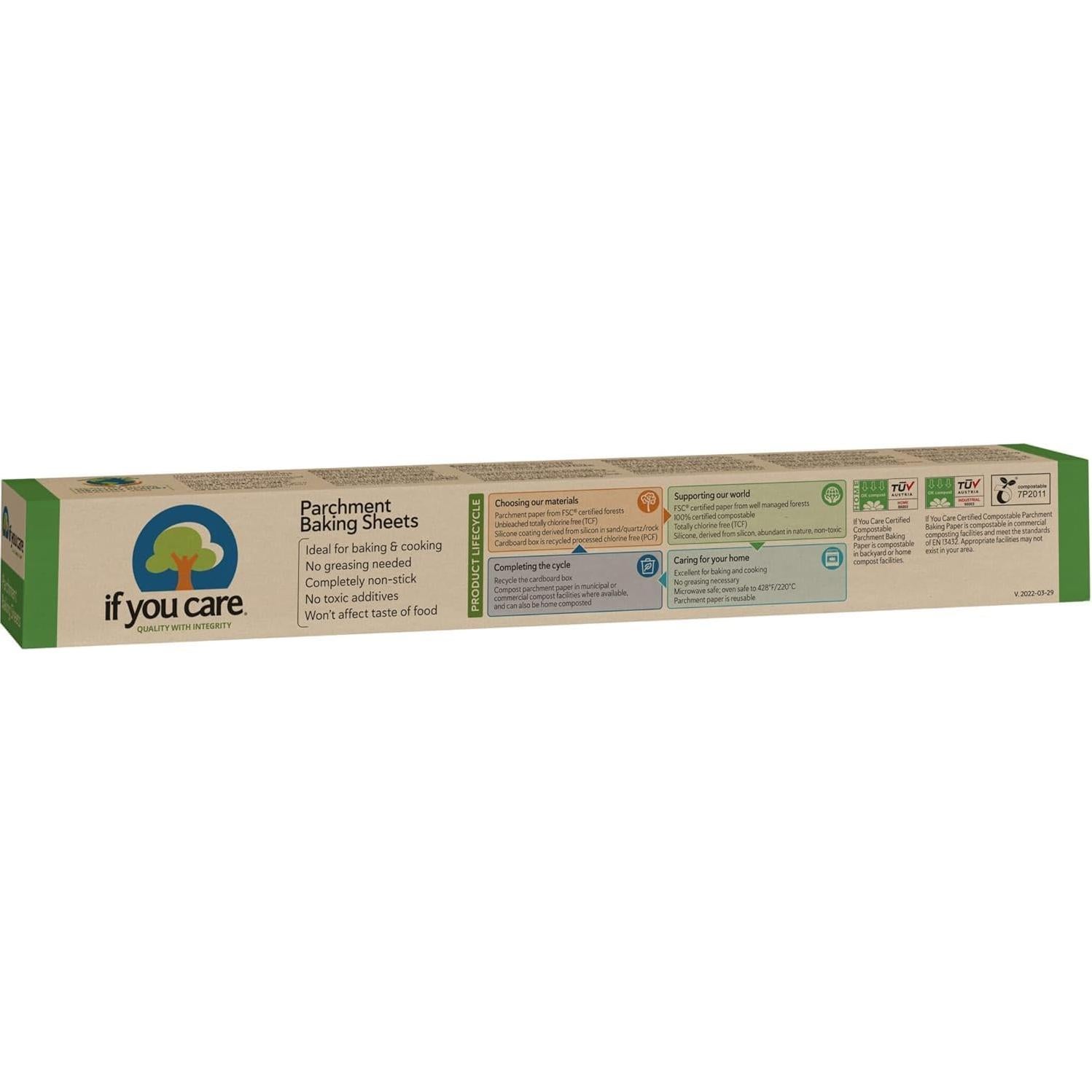 Hojas de Papel para Hornear Si Te Importa, 24 Unidades