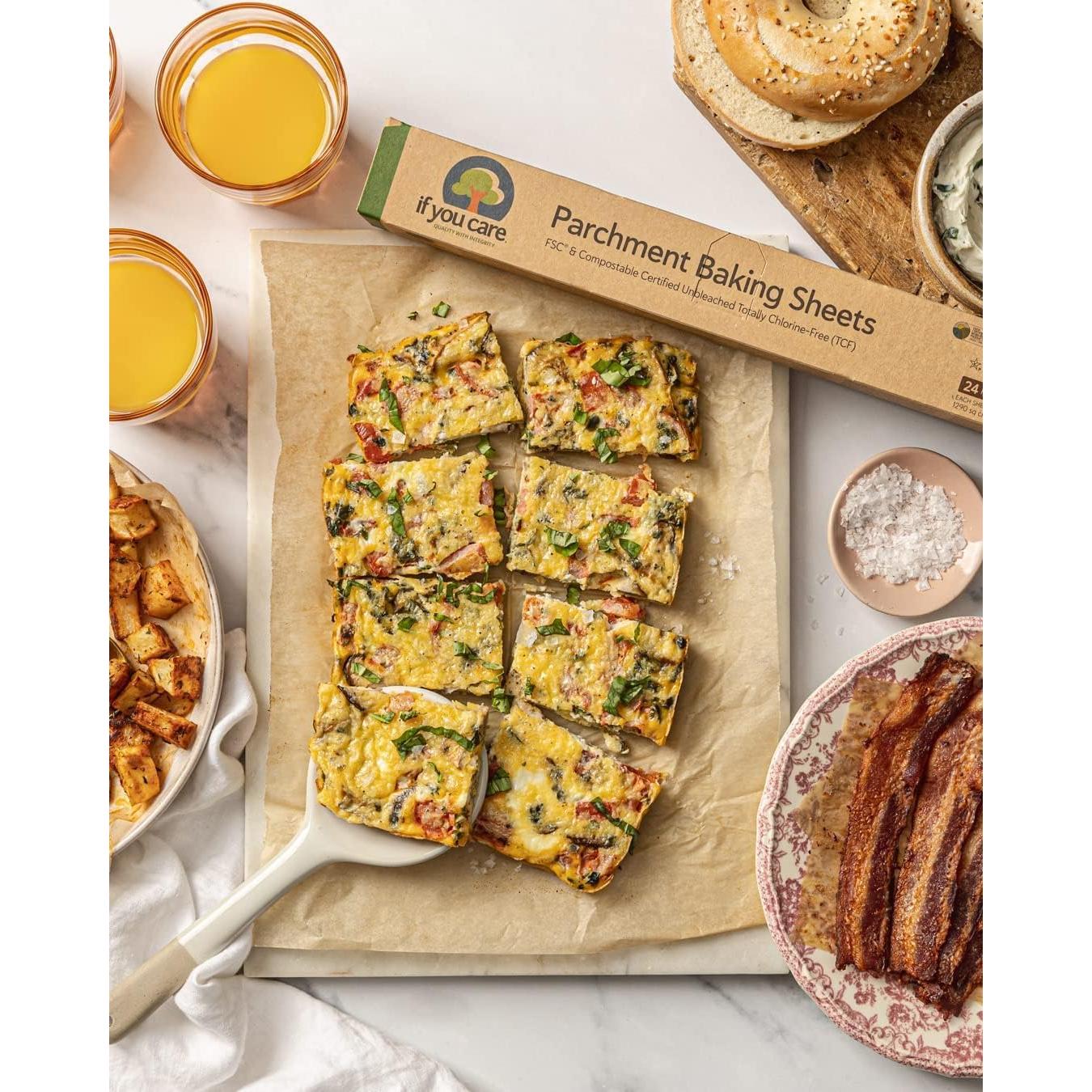 Hojas de Papel para Hornear Si Te Importa, 24 Unidades