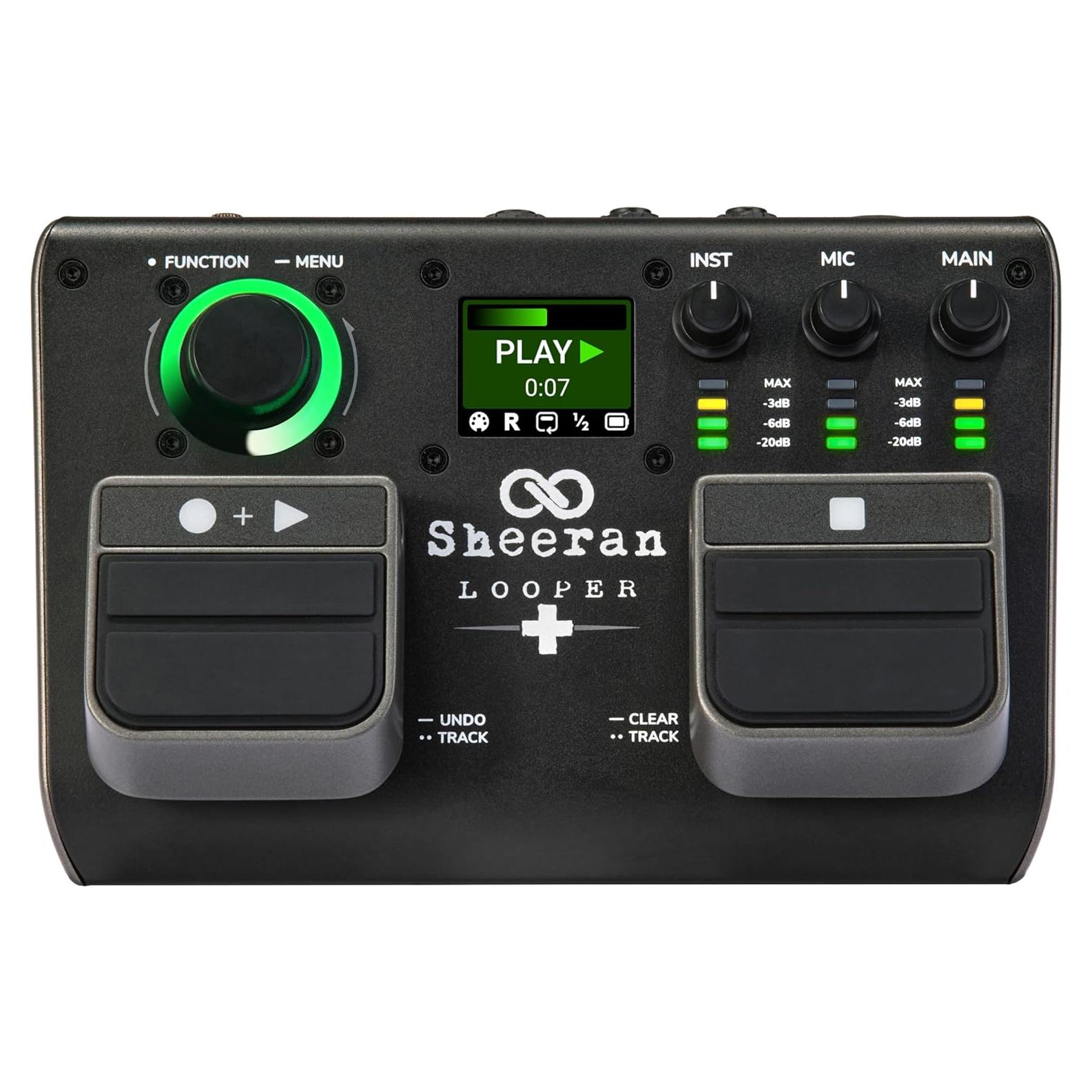 Pedal Looper Doble Pista SHEERAN LOOPER + con 128 Loops