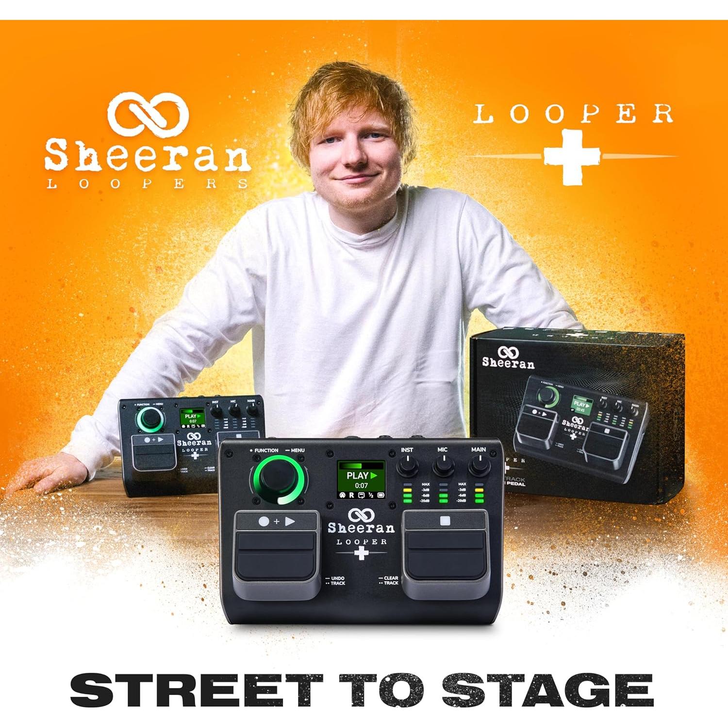 Pedal Looper Doble Pista SHEERAN LOOPER + con 128 Loops