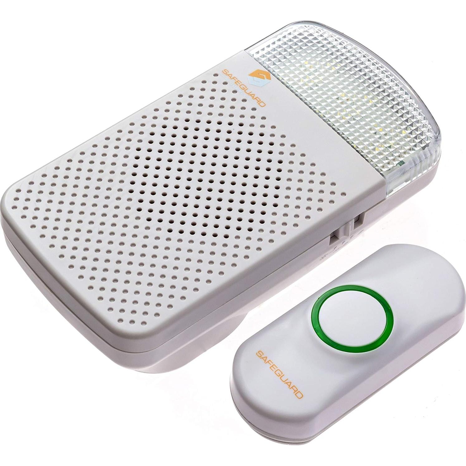 Timbre Inalámbrico Safeguard Supply 1000 pies - 95dB con Luz