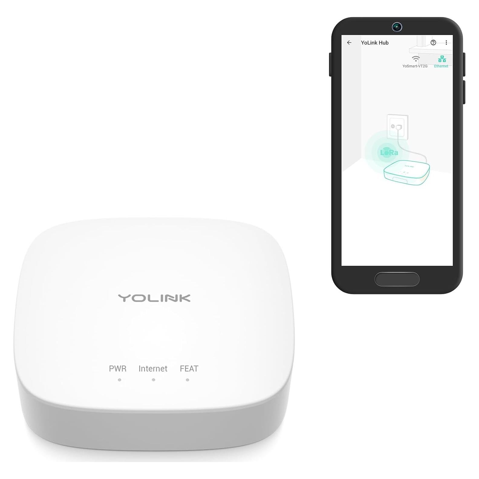 Hub Inteligente YoLink YS1603 - Controlador Central 11.2cm