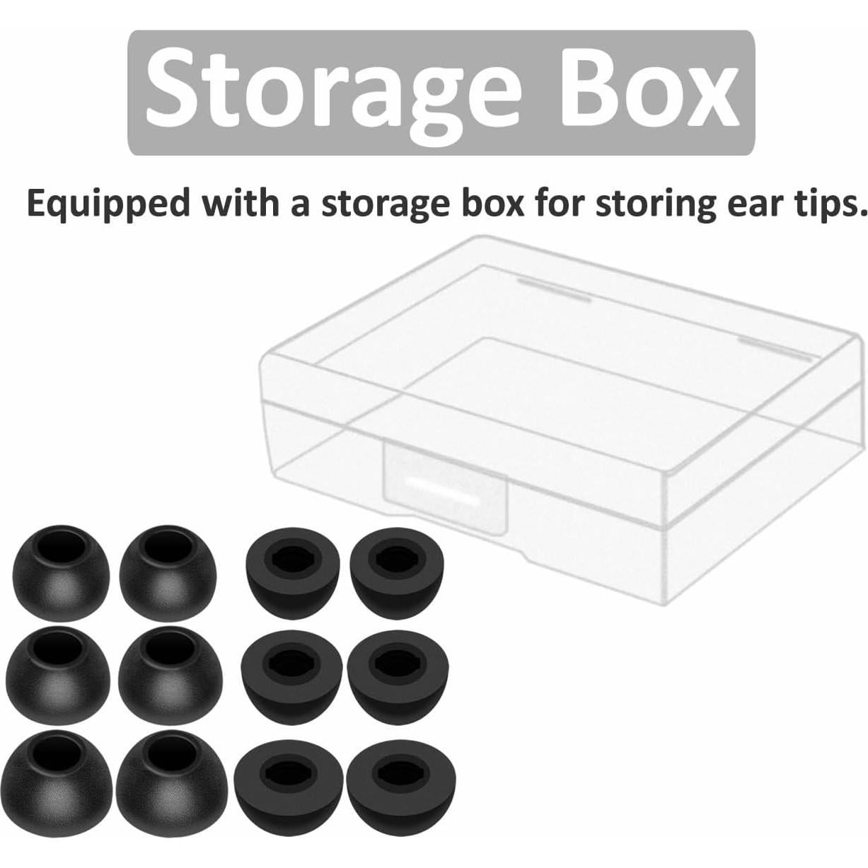 6 Pares Puntas Espuma Memoria IiEXCEL S/M/L para Galaxy Buds FE