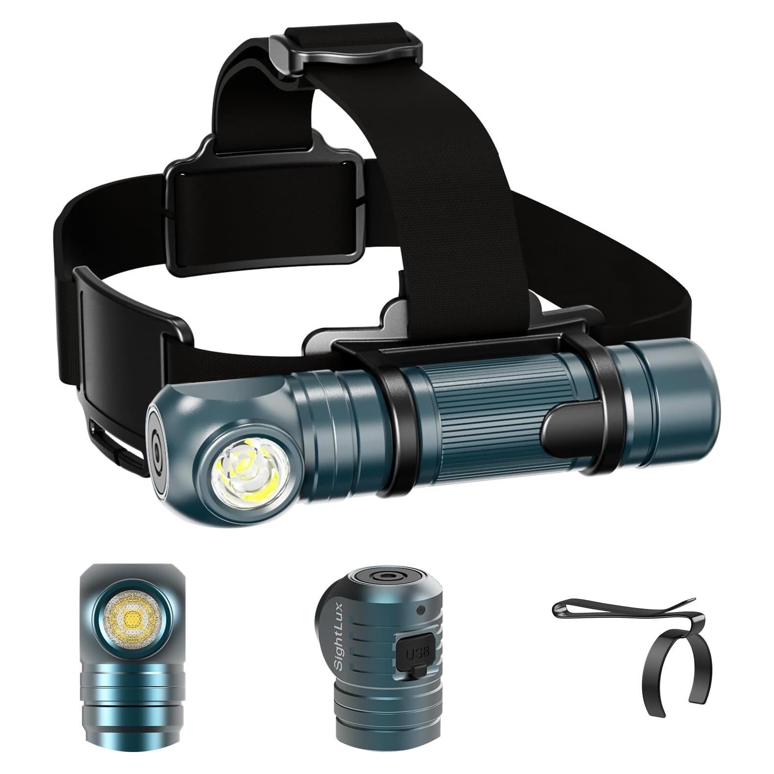 Linterna Frontal Recargable SightLux F0900-HD 1500 Lúmenes