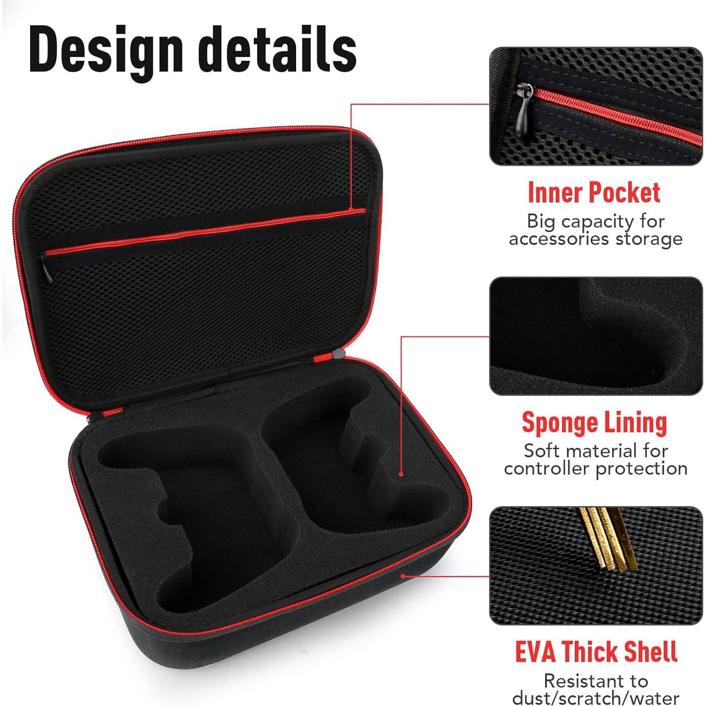 Funda de viaje Younik para 2 controladores de juegos