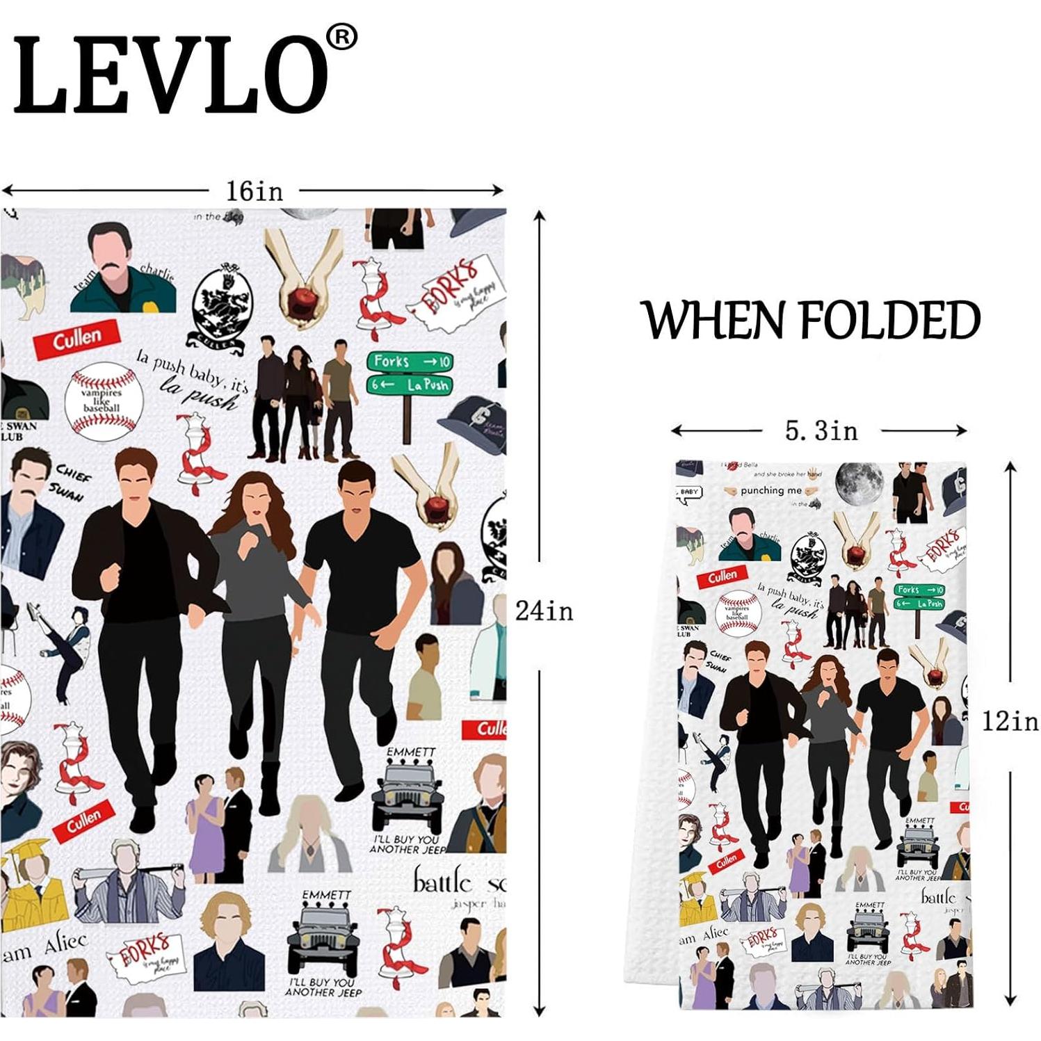 Toalla de Cocina LEVLO Crepúsculo 16x24 cm Microfibra