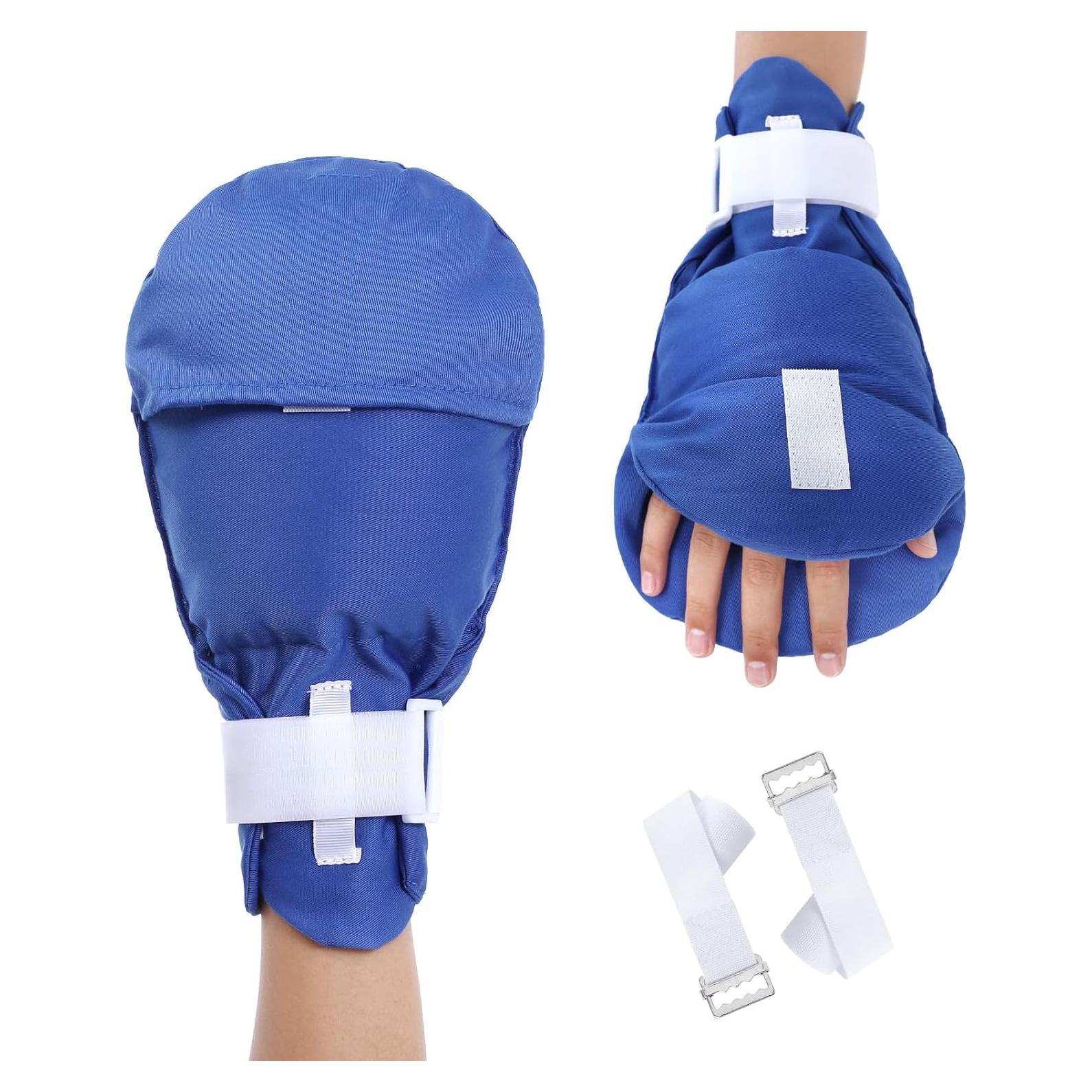Guantes de Restricción Doble Acolchado para Demencia 2pcs