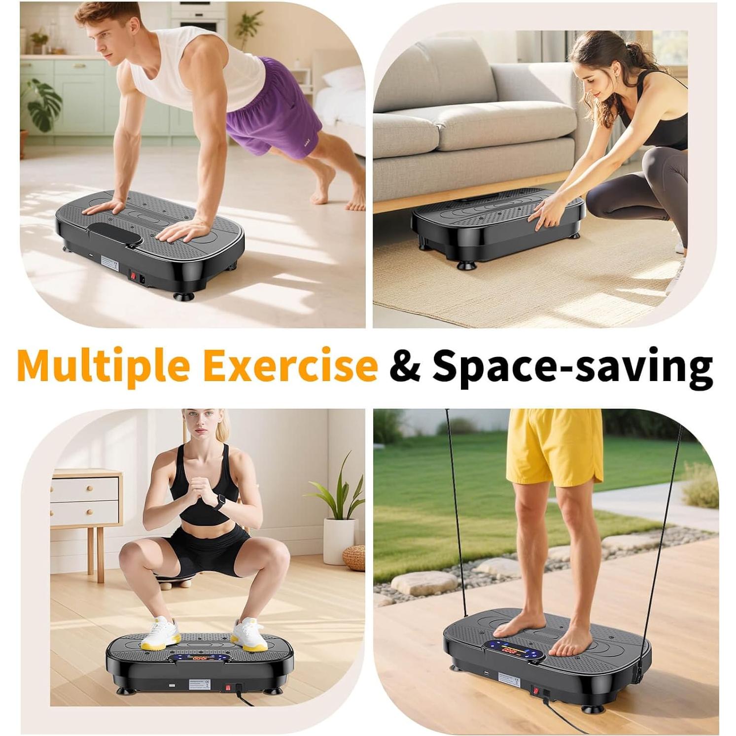 Placa de Vibración KEMLDIVS con Bluetooth y Pantalla Táctil