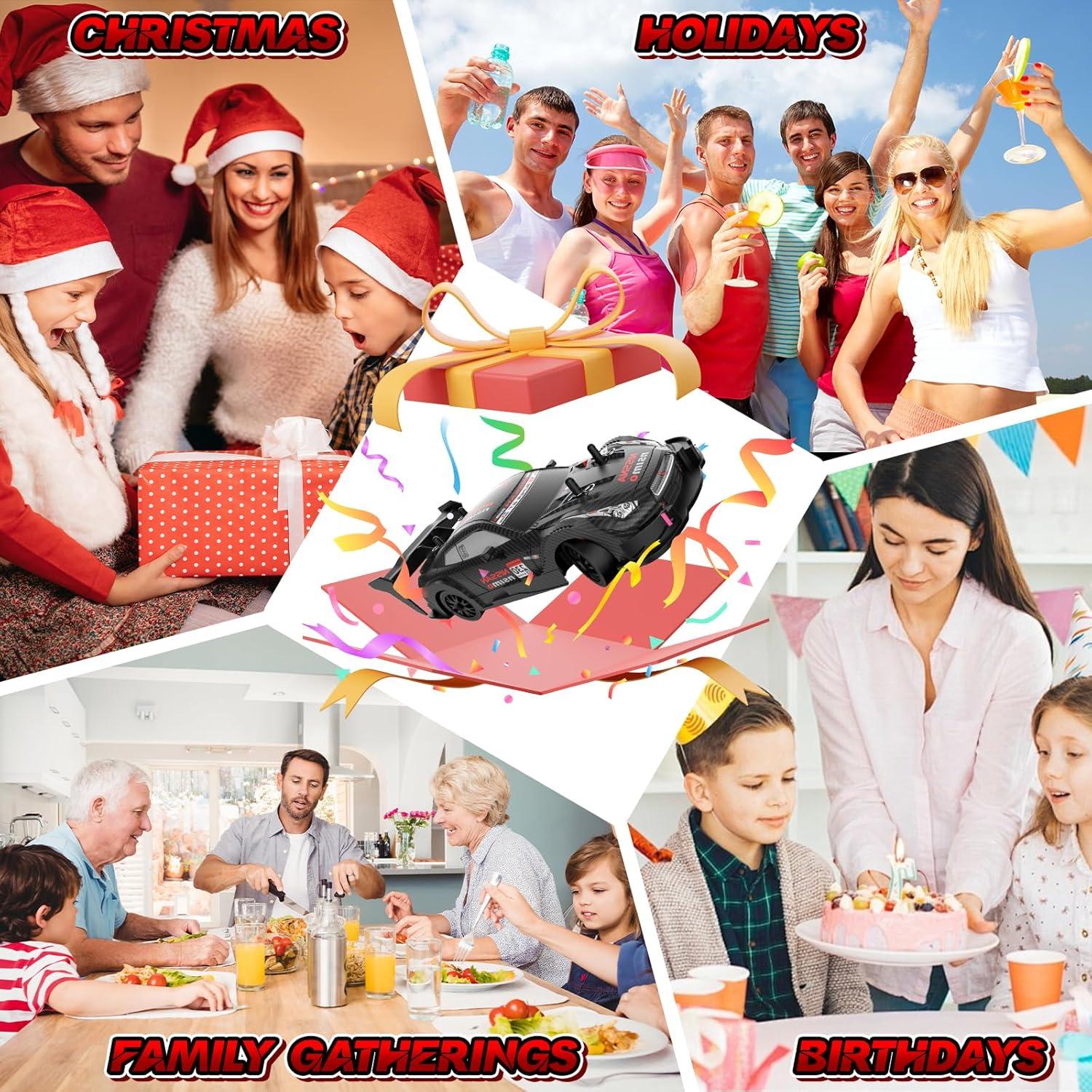 Coche RC Drift EversaleT GT-20A 1:20 4WD 22 km/h LED